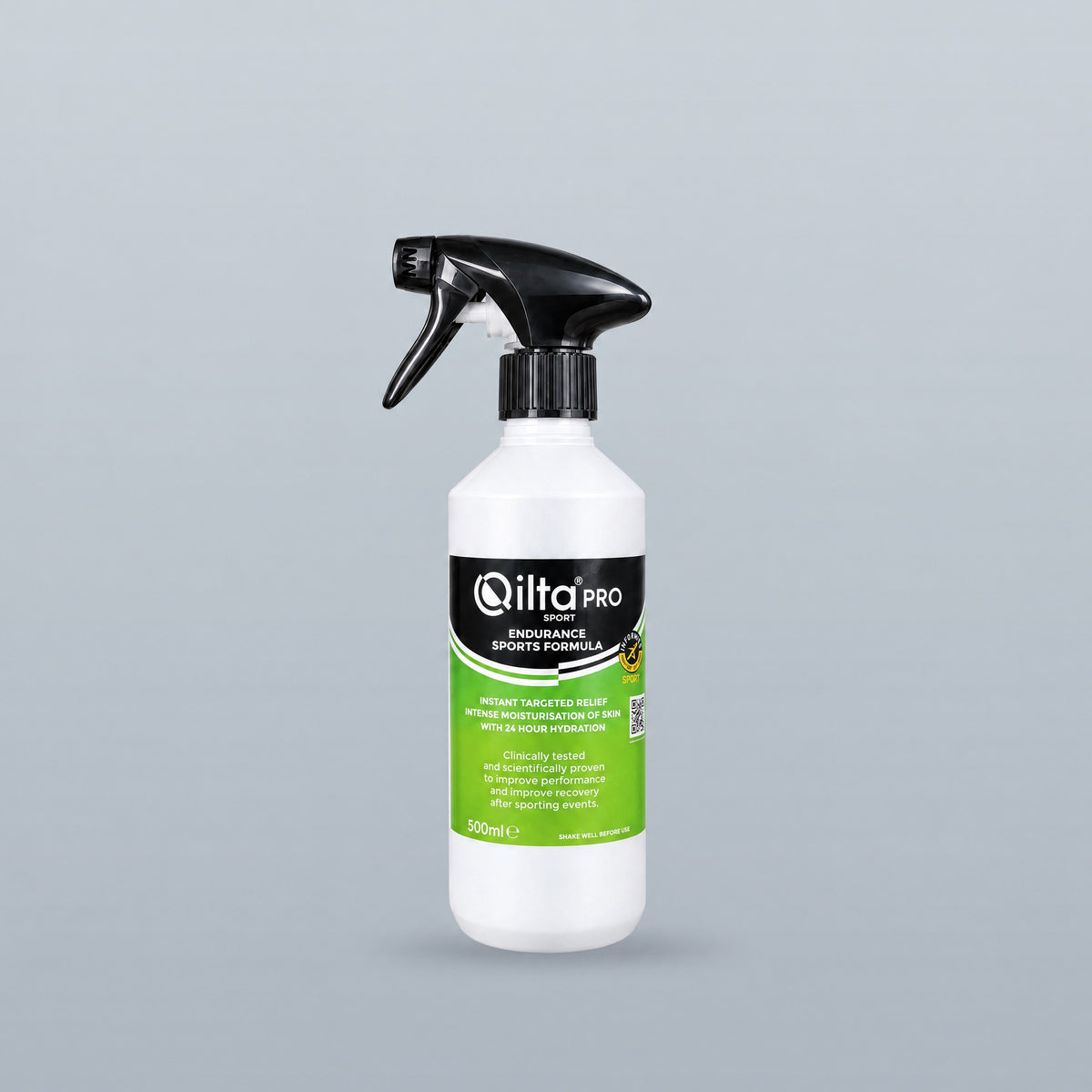 QILTA PRO Formula Spray 500ml, Informed Sport certified recovery spray