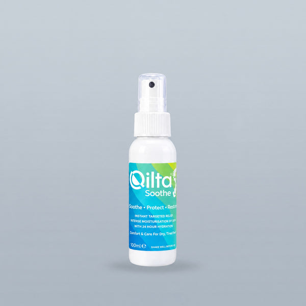 QILTA Soothe foot spray 100ml for dry, tired feet