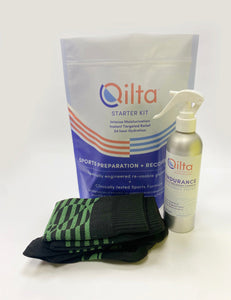 Qilta Starter Kit - Socks + Sleeves + Formula + Pouch